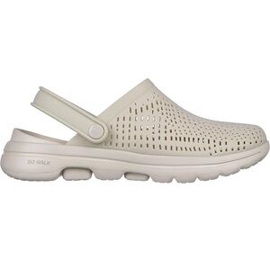 NWOB Skechers, Go Walk 5-Harmony Clog, Natural, 6